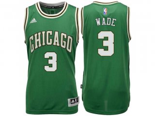 Maillot Bulls Wade 3 Vert
