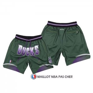 Short Milwaukee Bucks Just Don Vert