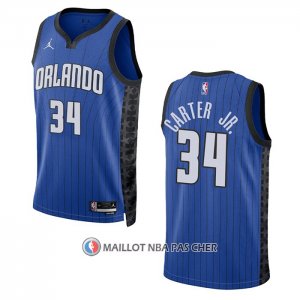 Maillot Orlando Magic Wendell Carter JR. NO 34 Statement 2022-23 Bleu
