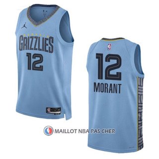 Maillot Memphis Grizzlies Ja Morant NO 12 Statement 2022-23 Bleu