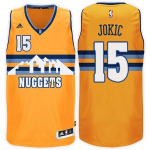 Maillot Nuggets Jokic 15 Jaune