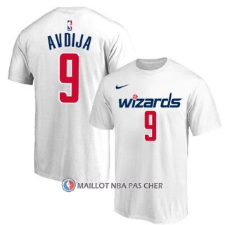 Maillot Manche Courte Washington Wizards Deni Avdija Blanc