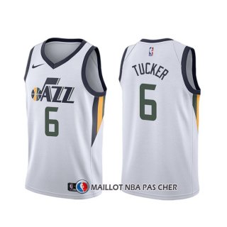 Maillot Utah Jazz Rayjon Tucker Association Blanc Edition
