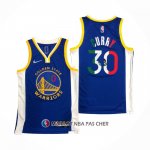 Maillot Golden State Warriors Stephen Curry NO 30 Icon Royal Special Mexique Edition Bleu Maillot Golden State Warriors Stephen Curry NO 30 Icon Royal Special Mexique Edition Bleu