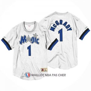 Maillot Manche Courte Orlando Magic Tracy McGrady NO 1 Blanc