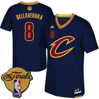 Maillot Manche Courte Cavaliers 2016 NBA Dellavedova 8 Bleu