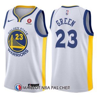 Maillot Golden State Warriors Draymond Green 23 2017-18 Blanc