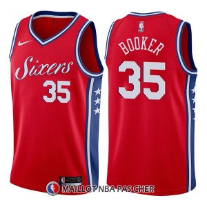 Maillot Philadelphia 76ers Trevor Booker Statement 35 2017-18 Rouge