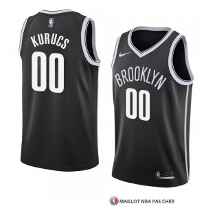 Maillot Brooklyn Nets Rodions Kurucs Icon 2018 Noir