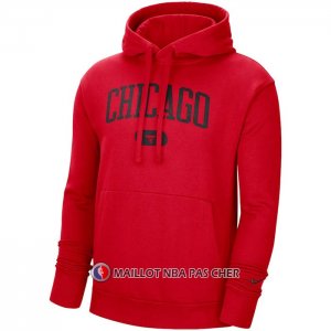 Veste a Capuche Chicago Bulls Heritage Essential Rouge
