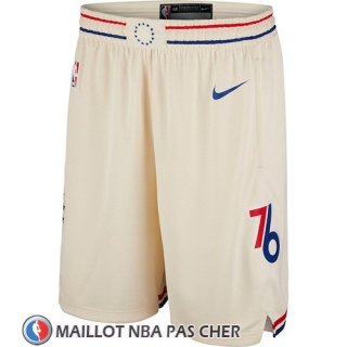 Short Philadelphia 76ers Ciudad 2017-18 Jaune