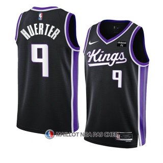 Maillot Sacramento Kings Kevin Huerter NO 9 Icon 2023-24 Noir