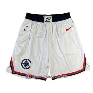 Short Los Angeles Clippers Association 2024-25 Blanc