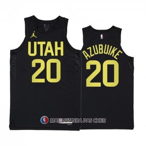 Maillot Utah Jazz Udoka Azubuike NO 20 Statement 2022-23 Noir