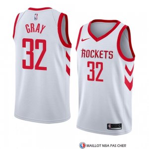 Maillot Houston Rockets Rob Gris Association 2018 Blanc