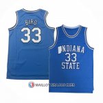 Maillot Boston Celtics Larry Bird NO 33 Retro Bleu