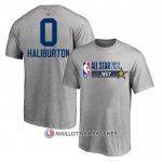 Maillot Manche Courte All Star 2024 Tyrese Haliburton Gris