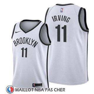 Maillot Enfant Brooklyn Nets Kyrie Irving Association 2019 Blanc