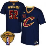 Maillot Manche Courte Cavaliers 2016 NBA Williams 52 Bleu