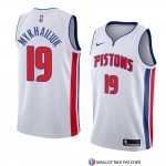Maillot Detroit Pistons Svi Mykhailiuk Association 2018 Blanc