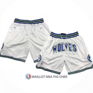 Short Minnesota Timberwolves Classic Just Don Blanc