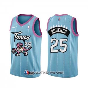 Maillot Tornto Raptors Chris Boucher Ville 2020-21 Rosa Bleu