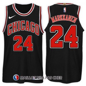 Maillot Chicago Bulls Lauri Markkanen Statement 2017-18 24 Noir