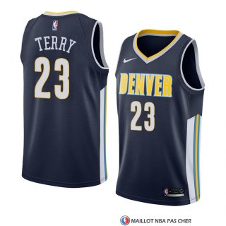 Maillot Denver Nuggets Emanuel Terry Icon 2018 Bleu