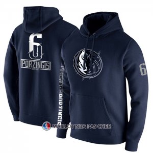 Veste a Capuche Dallas Mavericks Kristaps Porzingis Bleu