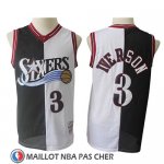 Maillot Philadelphia 76ers Allen Iverson 1996-97 Retro Noir