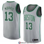 Maillot Boston Celtics Marcus Morris Ville 2018 Gris