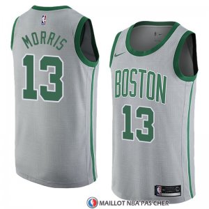Maillot Boston Celtics Marcus Morris Ville 2018 Gris