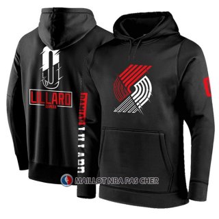 Veste a Capuche Portland Trail Blazers Damian Lillard Noir