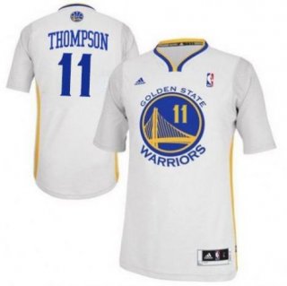 Maillot Manche Courte Warriors Thompson 11 Blanc