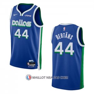 Maillot Dallas Mavericks Davis Bertans NO 44 Ville 2022-23 Bleu