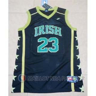 Maillot James Irish Ecole Secondaire #23 Noir
