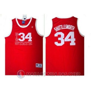 Maillot NBA Film Shuttlesworth 34# Rouge