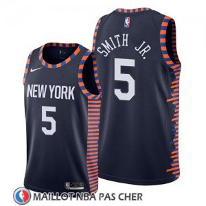 Maillot New York Knicks Dennis Smith Jr. Ville 2019 Bleu