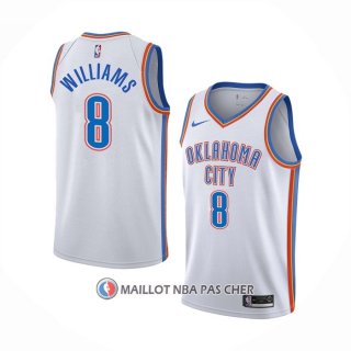 Maillot Oklahoma City Thunder Jalen Williams NO 8 Association Blanc