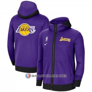 Veste a Capuche Los Angeles Lakers Showtime Therma Volet