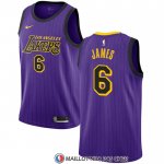 Maillot Los Angeles Lakers Lebron James 2019-20 Ville Volet