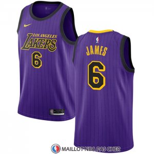 Maillot Los Angeles Lakers Lebron James 2019-20 Ville Volet