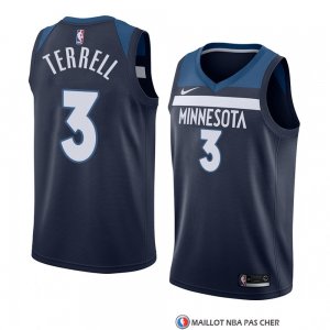 Maillot Minnesota Timberwolves Jared Terrell Icon 2017-18 Bleu