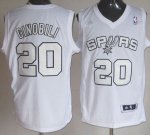 Maillot Ginobili San Antonio Spurs #20 Blanc