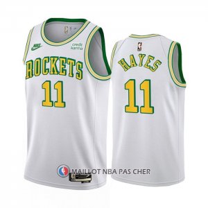 Maillot Houston Rockets Elvin Hayes NO 11 Classic 2022-23 Blanc