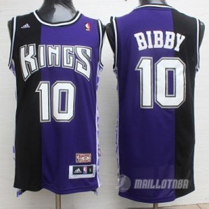 Maillot Sacramento Kings Bibby #10 Violet-Noir