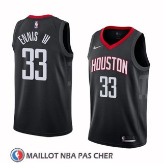 Maillot Houston Rockets James Ennis Iii Statement 2018 Noir