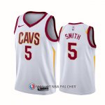 Maillot Cleveland Cavaliers Cavaliers Dennis Smith NO 5 Association 2017-18 Blanc
