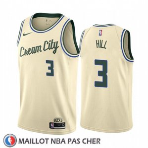 Maillot Milwaukee Bucks George Hill Ville Crema