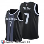 Maillot Detroit Pistons Thon Maker Ville Noir